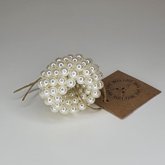 Haarelastiek 'Pearl Ivory'