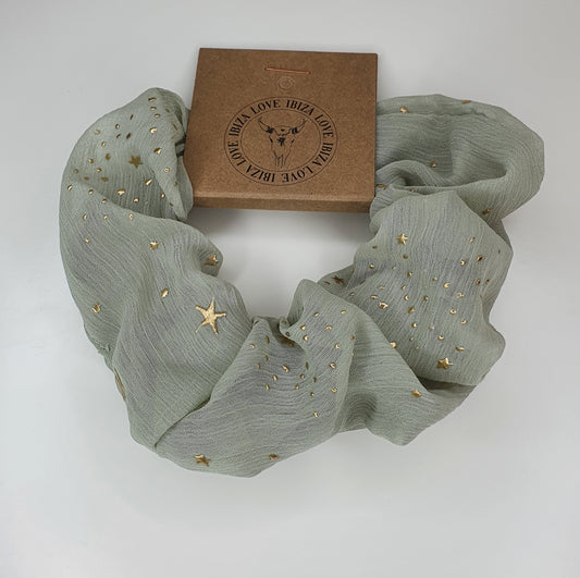 Scrunchie Star Olive